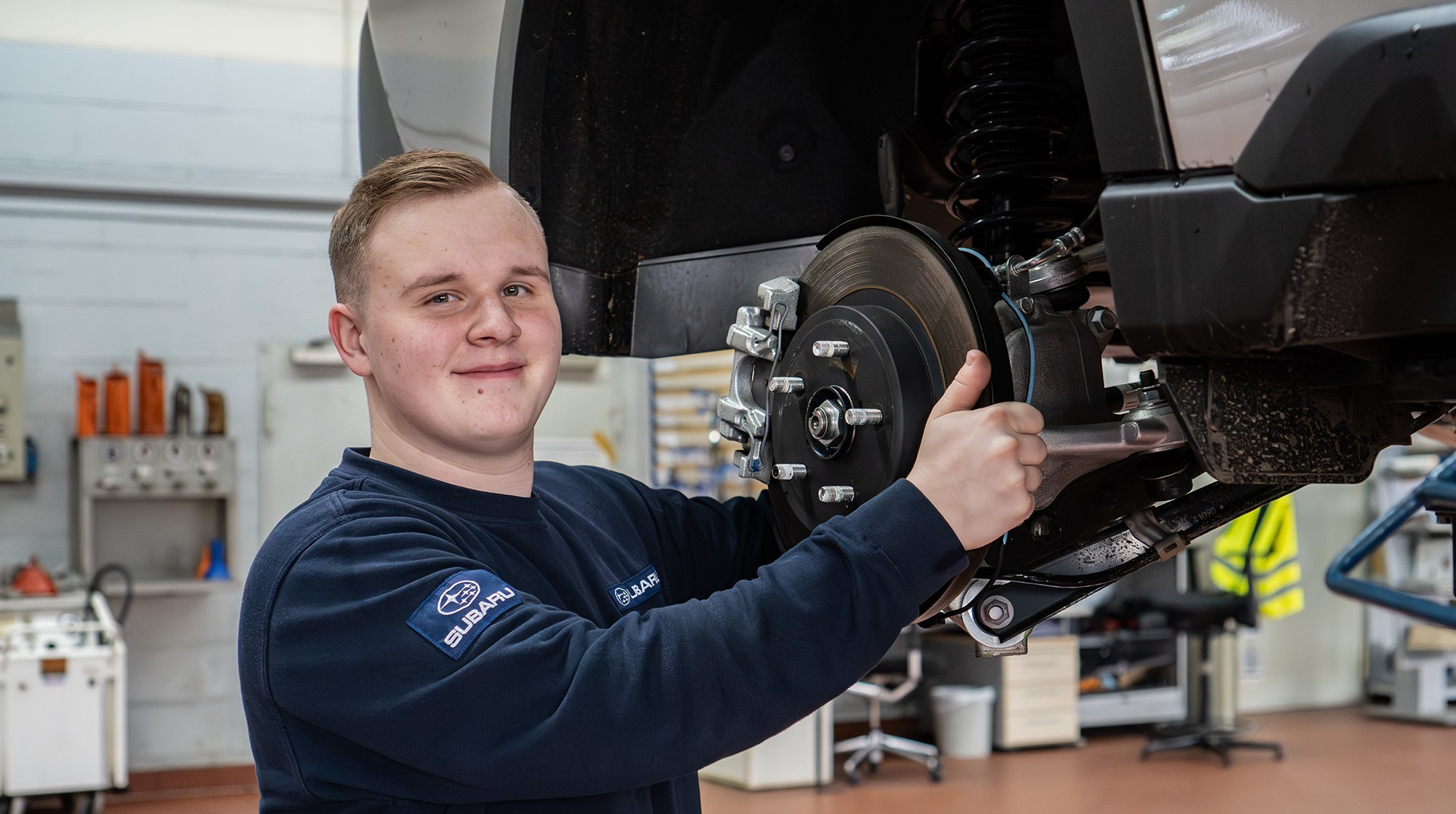 Erik Weiskopf, Auszubildender KFZ-Mechatronik